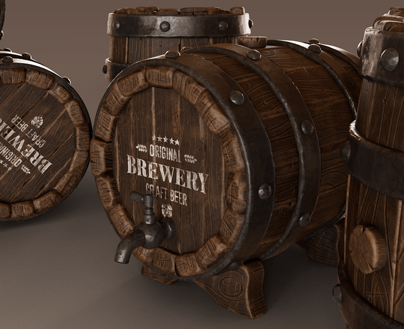 Stylized Barrels